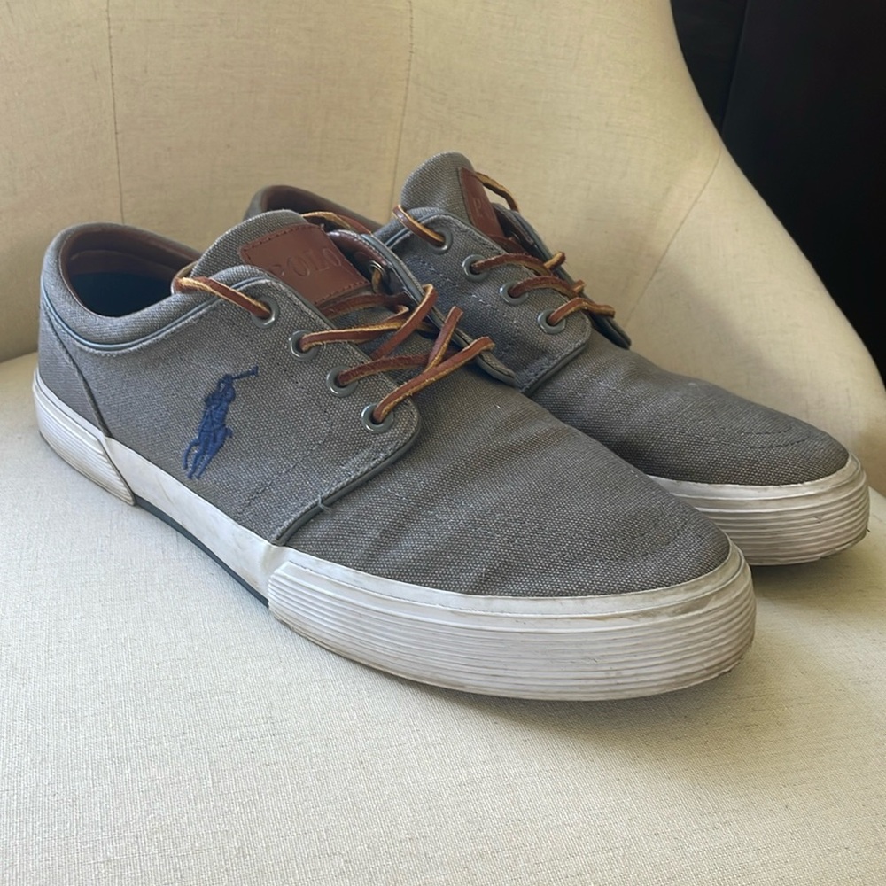 Polo Ralph Lauren Men’s Canvas Sneakers Size 9.5